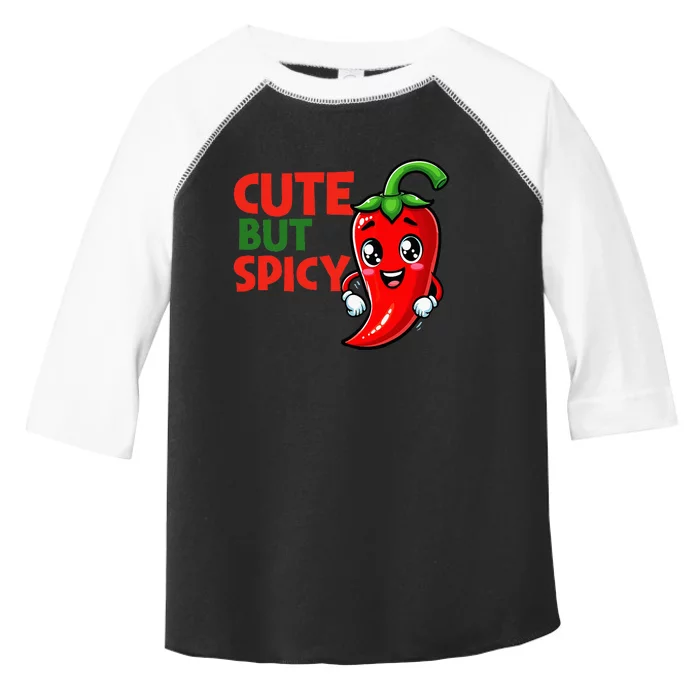 Cute Chili Funny Cute But Spicy Toddler Fine Jersey T-Shirt