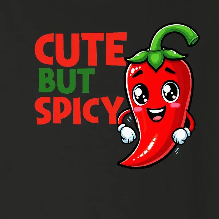 Cute Chili Funny Cute But Spicy Toddler Long Sleeve Shirt