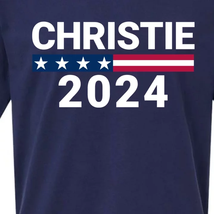 Chris Christie For President 2024 Election Sueded Cloud Jersey T-Shirt