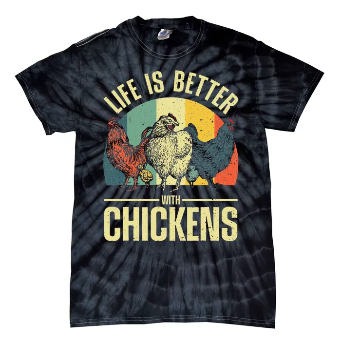 Cute Chicken For Wo Chicken Farmer Whisperer Lovers Tie-Dye T-Shirt