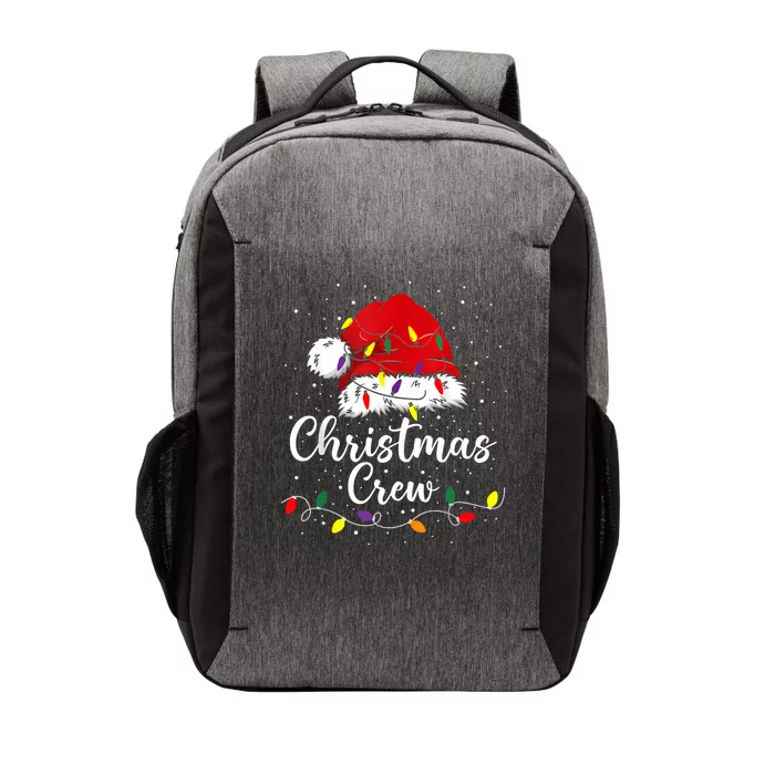 Christmas Crew Family Group Matching Christmas Pajama Party Vector Backpack