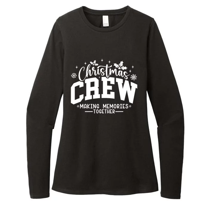 Christmas Crew Family Reunion Graphic Holiday Funny Xmas Gift Womens CVC Long Sleeve Shirt