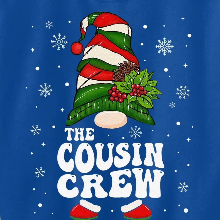 Cousin Crew Funny Matching Family Christmas Pajama Kids Sweatshirt