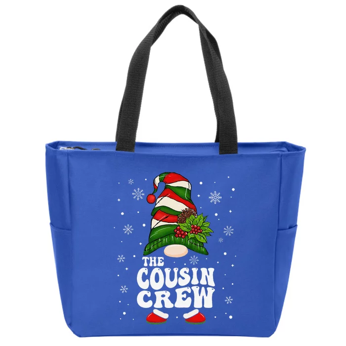 Cousin Crew Funny Matching Family Christmas Pajama Zip Tote Bag