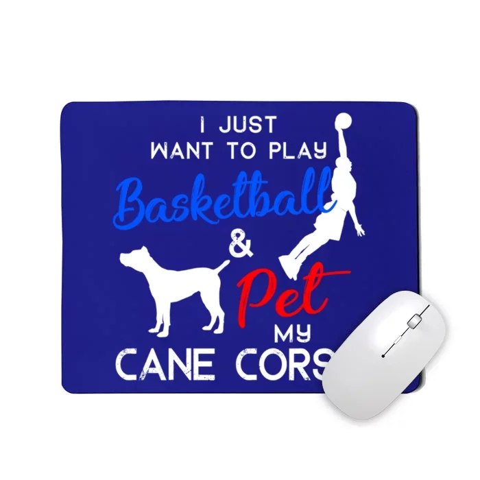 Cane Corso Funny Basketball Dog Owner Lover Xmas Gift Meaningful Gift Mousepad