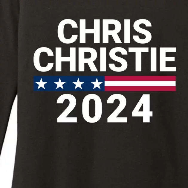 Chris Christie For President 2024 Election Womens CVC Long Sleeve Shirt