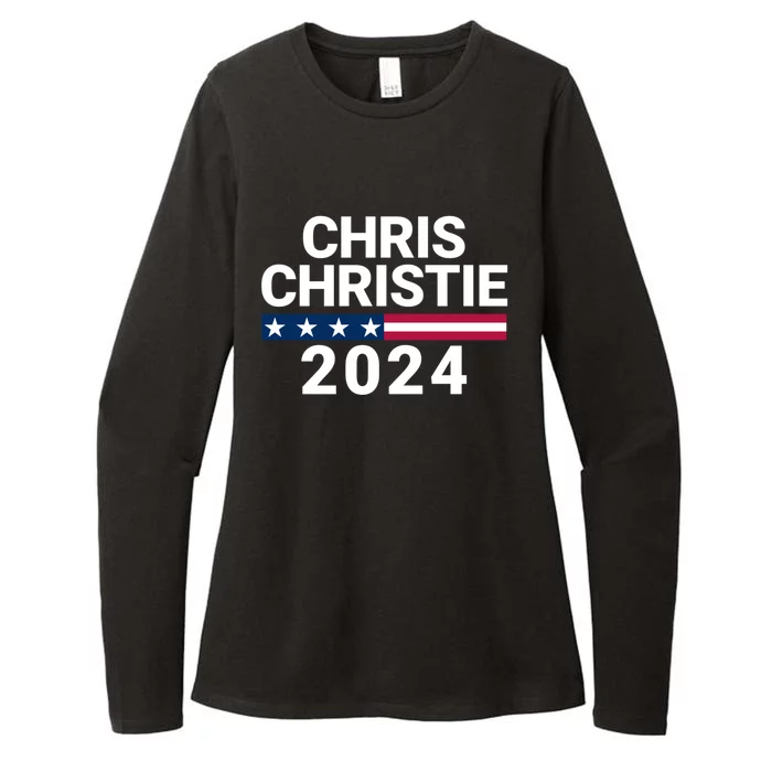 Chris Christie For President 2024 Election Womens CVC Long Sleeve Shirt