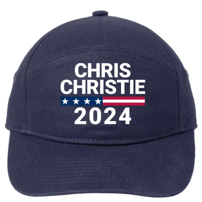 Chris Christie For President 2024 Election 7-Panel Snapback Hat