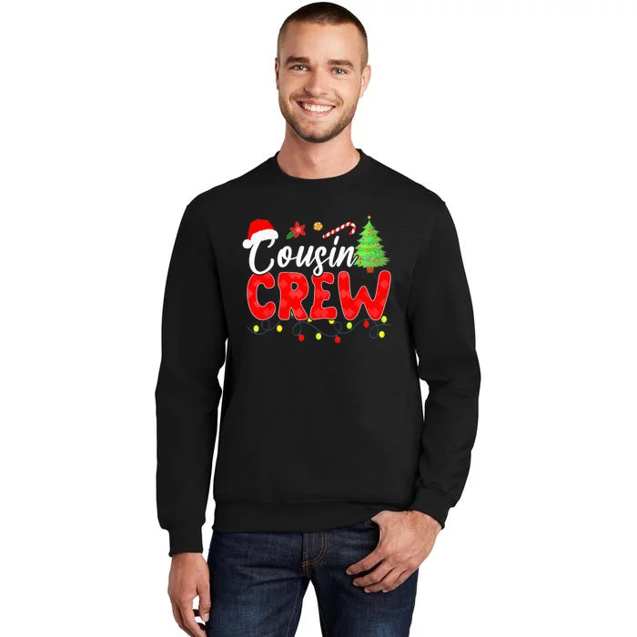 Cousin Crew Family Group Matching Christmas Pajama Party Tall Sweatshirt