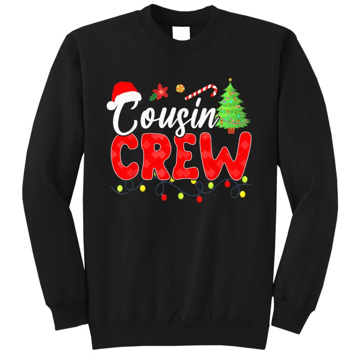 Cousin Crew Family Group Matching Christmas Pajama Party Tall Sweatshirt