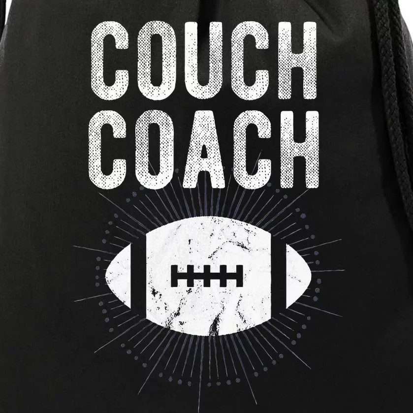 Couch Coach Football Drawstring Bag