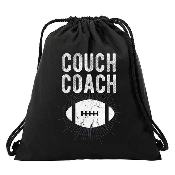 Couch Coach Football Drawstring Bag