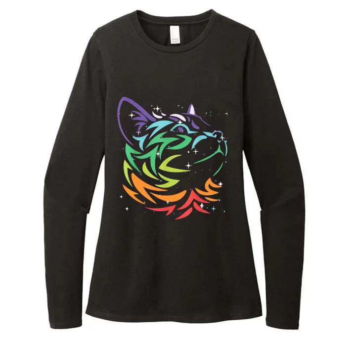 Cat Colors For Cat Lovers Cat Womens CVC Long Sleeve Shirt