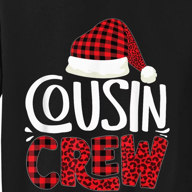 Cousin Crew Family Group Matching Christmas Pajama Party Tall Sweatshirt