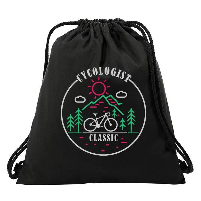 Cycologist Classic Funny Cycling Gift Drawstring Bag