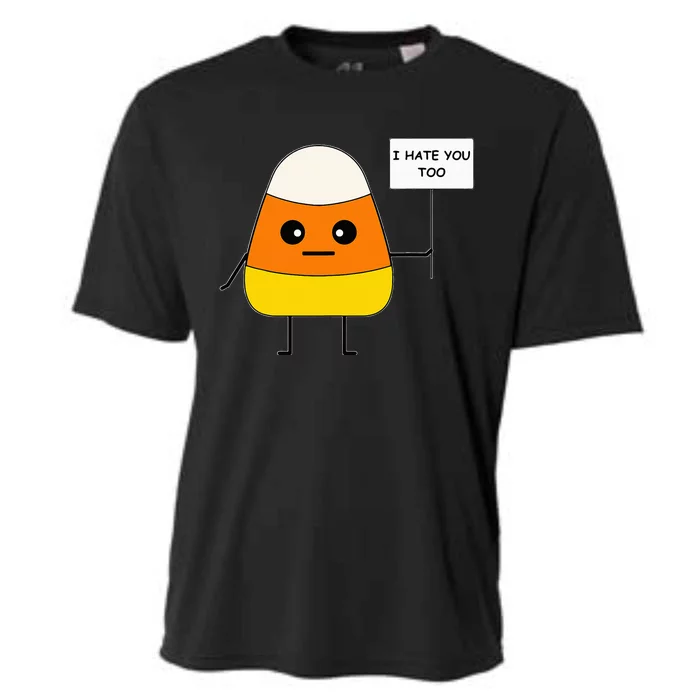 Candy Corn Funny I Hate You Too Team CandyCorn Cooling Performance Crew T-Shirt