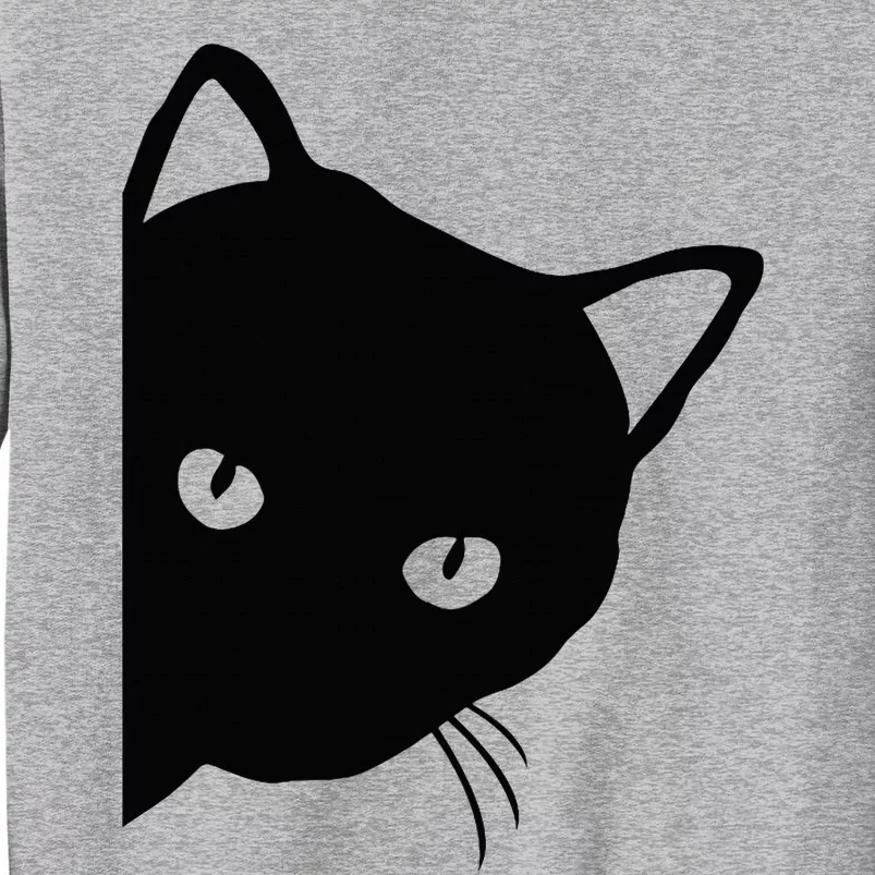 Cute Cat Face Tall Sweatshirt