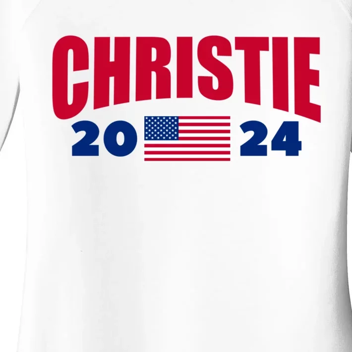 Chris Christie For President 2024 Election Women's Perfect Tri Tunic Long Sleeve Shirt