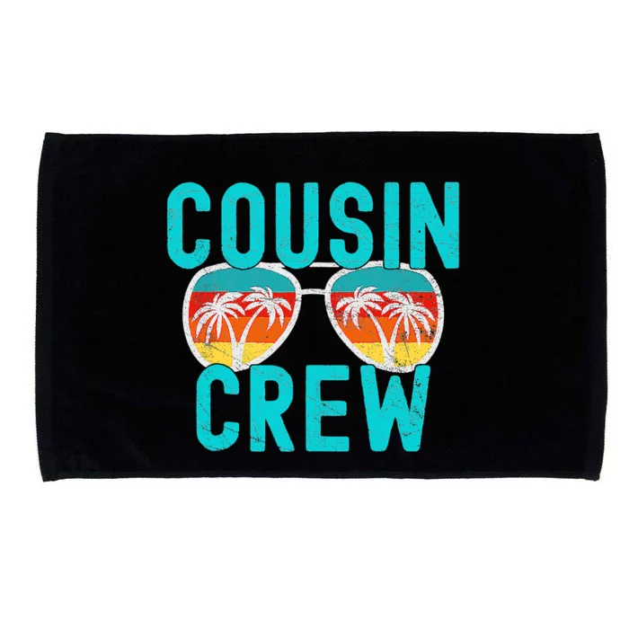 Cousin Crew Family Vacation Summer Vacation Beach Sunglasses Microfiber Hand Towel