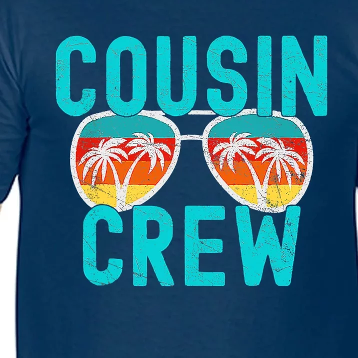 Cousin Crew Family Vacation Summer Vacation Beach Sunglasses Comfort Colors T-Shirt