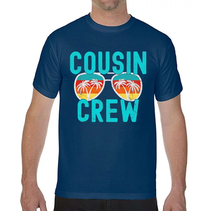 Cousin Crew Family Vacation Summer Vacation Beach Sunglasses Comfort Colors T-Shirt