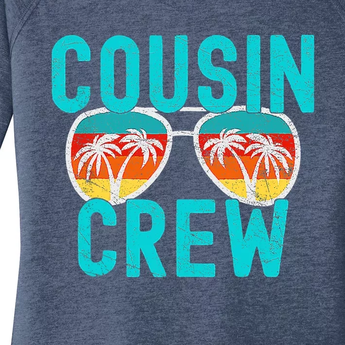 Cousin Crew Family Vacation Summer Vacation Beach Sunglasses Women's Perfect Tri Tunic Long Sleeve Shirt