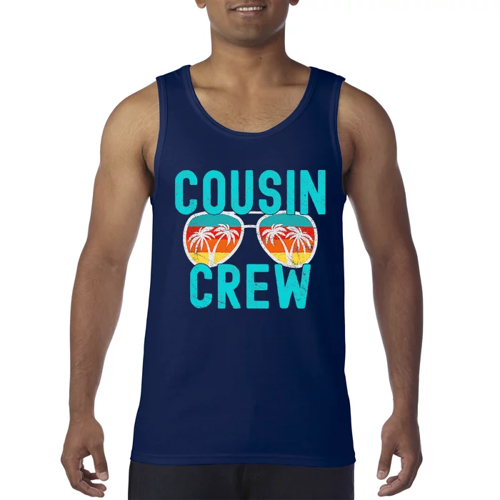 Cousin Crew Family Vacation Summer Vacation Beach Sunglasses Tank Top