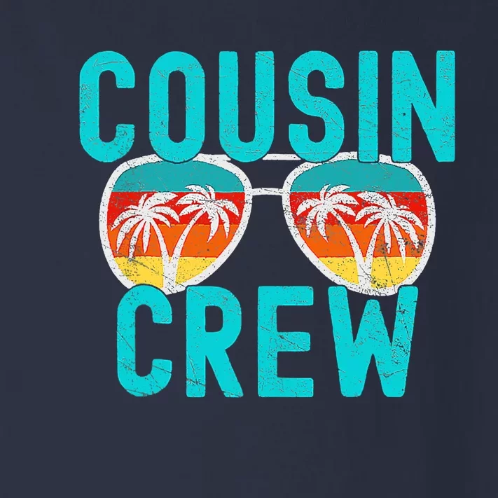 Cousin Crew Family Vacation Summer Vacation Beach Sunglasses Toddler Long Sleeve Shirt