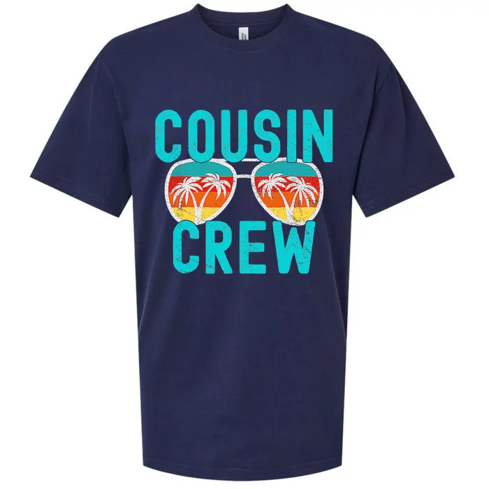 Cousin Crew Family Vacation Summer Vacation Beach Sunglasses Sueded Cloud Jersey T-Shirt