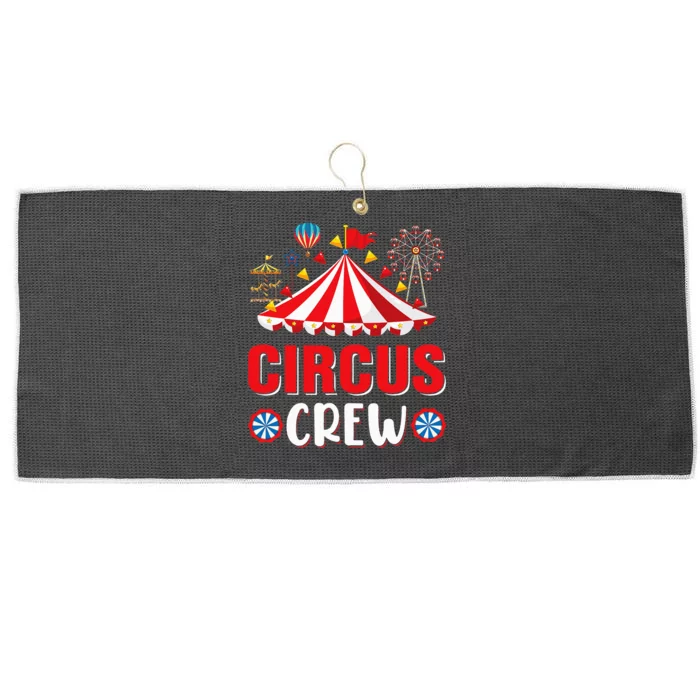 Circus Crew Funny Circus Staff Costume Circus Large Microfiber Waffle Golf Towel