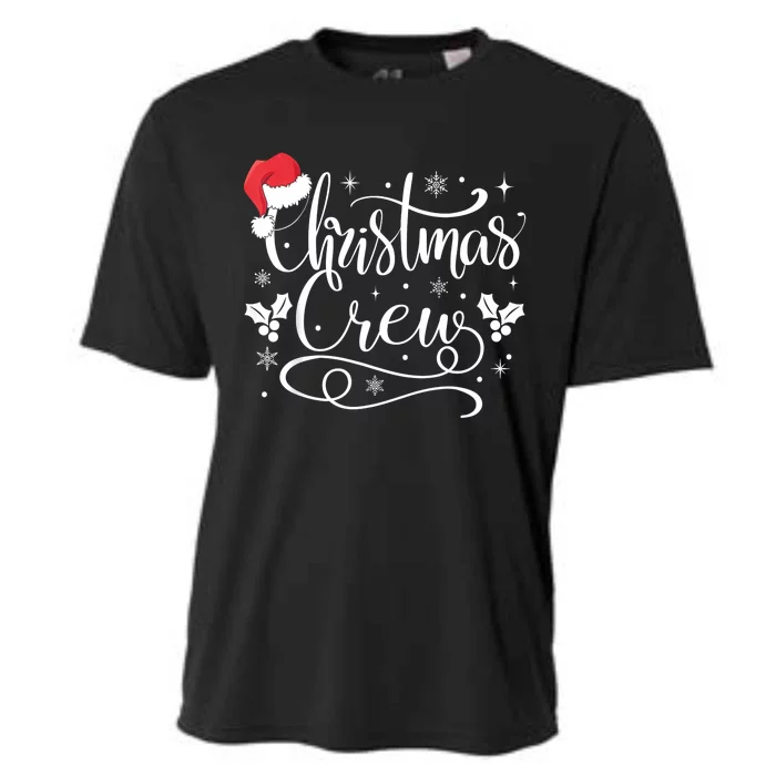 Christmas Crew Family Group Matching Christmas Pajama Party Cooling Performance Crew T-Shirt