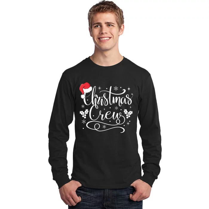 Christmas Crew Family Group Matching Christmas Pajama Party Tall Long Sleeve T-Shirt