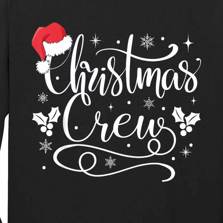 Christmas Crew Family Group Matching Christmas Pajama Party Tall Long Sleeve T-Shirt