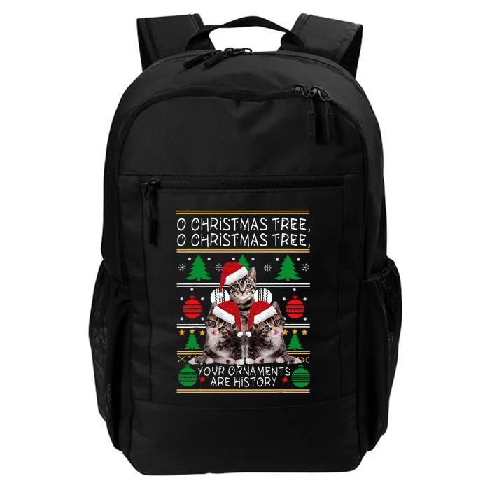 Cats Christmas Funny Ornaments Pajama Family Gift Daily Commute Backpack