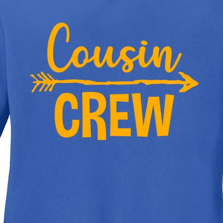 Cousin Crew Funny Gift Ladies Long Sleeve Shirt