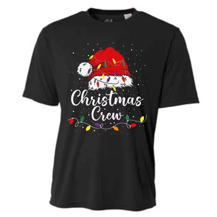 Christmas Crew Family Group Matching Christmas Pajama Party Gift Cooling Performance Crew T-Shirt