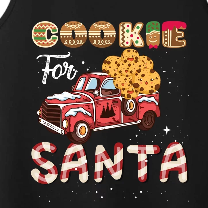 Christmas Cookies For Santa Christmas Cookie Cool Gift Performance Tank