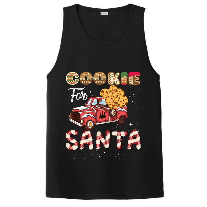 Christmas Cookies For Santa Christmas Cookie Cool Gift Performance Tank