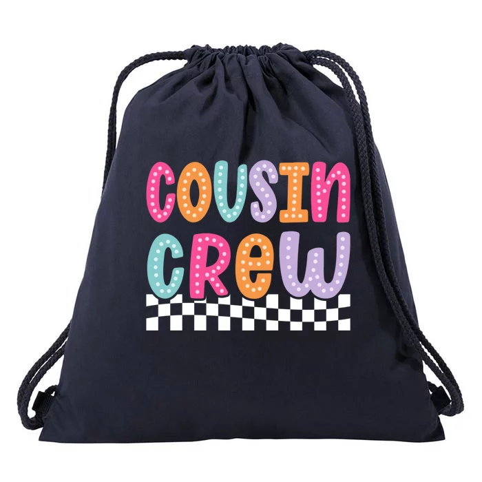 Cousin Crew Family Vacation Vacay Mode Matching Gift Drawstring Bag