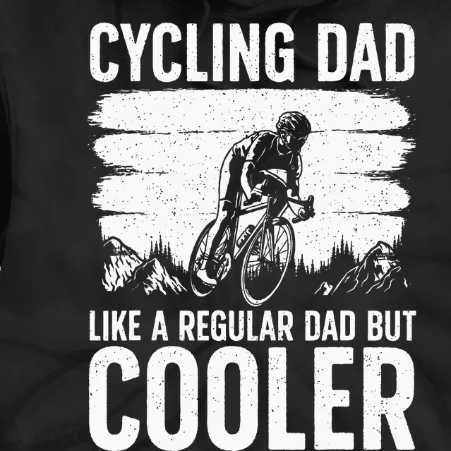 Cool Cycling For Dad Men Bicycling Bikers Bicycle Bike Rider Tie Dye Hoodie