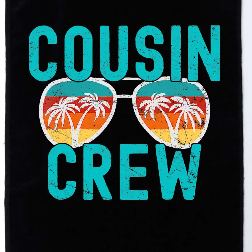 Cousin Crew Family Vacation Summer Vacation Beach Sunglasses Platinum Collection Golf Towel