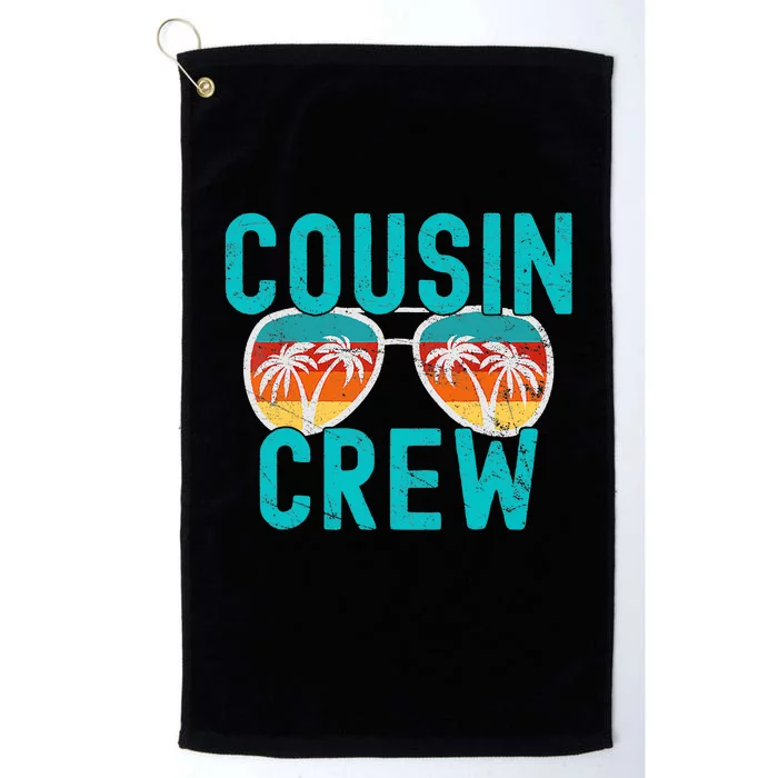 Cousin Crew Family Vacation Summer Vacation Beach Sunglasses Platinum Collection Golf Towel