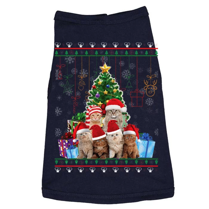 Cat Christmas Funny Ugly Merry Doggie Tank