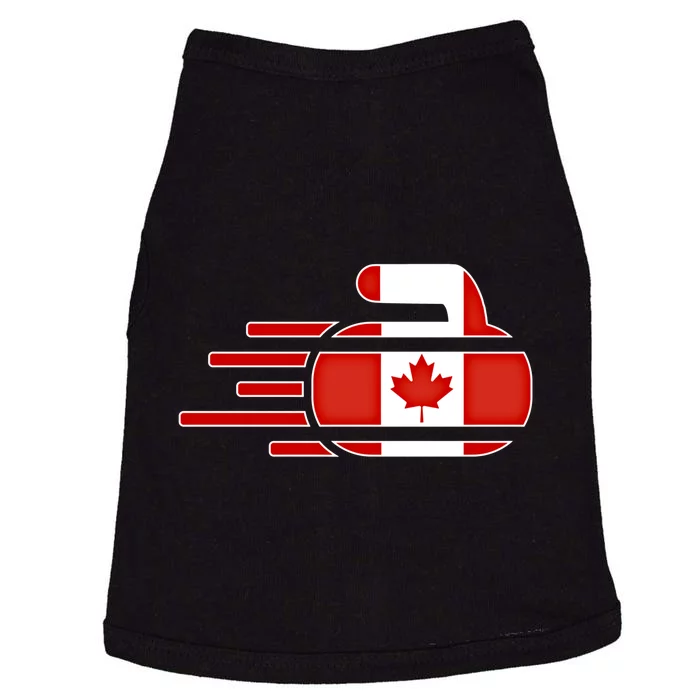 Canada Curling Fans Jersey Canadian Curlers Winter Sports Gift Doggie Tank