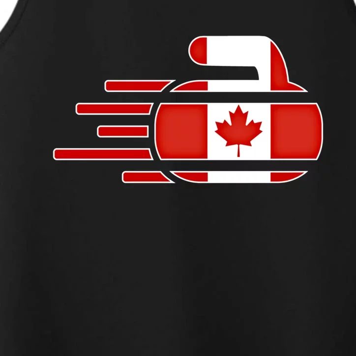 Canada Curling Fans Jersey Canadian Curlers Winter Sports Gift Performance Tank