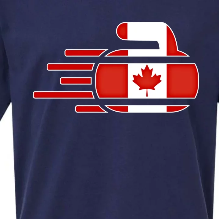 Canada Curling Fans Jersey Canadian Curlers Winter Sports Gift Sueded Cloud Jersey T-Shirt