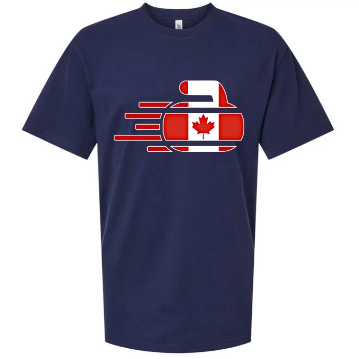 Canada Curling Fans Jersey Canadian Curlers Winter Sports Gift Sueded Cloud Jersey T-Shirt