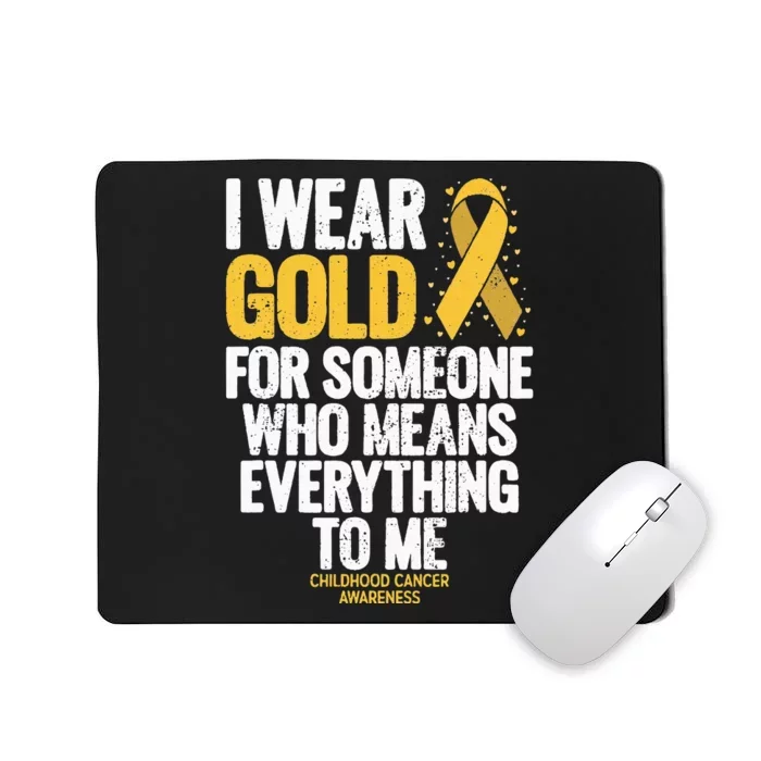 Childhood Cancer For Family Childhood Cancer Awareness Mousepad