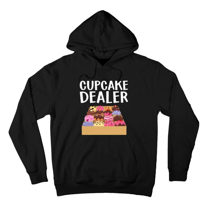 Cool Cupcake For Men Women Baking Cookie Baker Cake Dealer Tall Hoodie