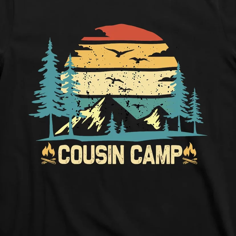 Cousin Camp Friends Summer Family Camping Vacation T-Shirt